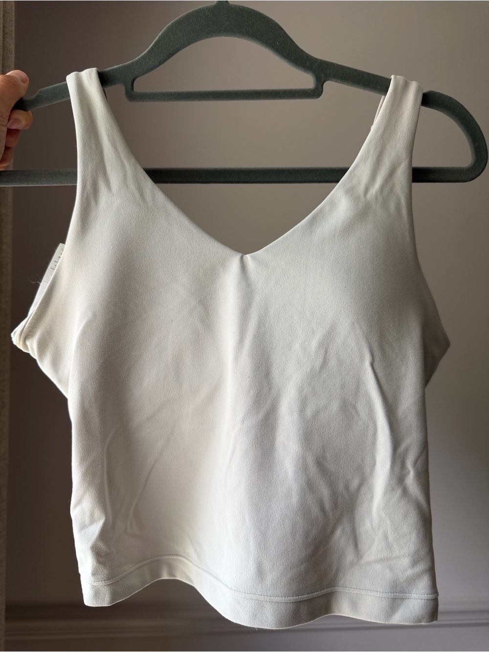 Transcend Athleisure Crop Tank - Bone